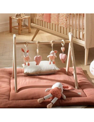 Arche d'éveil bois avec 4 jouets - Esmée