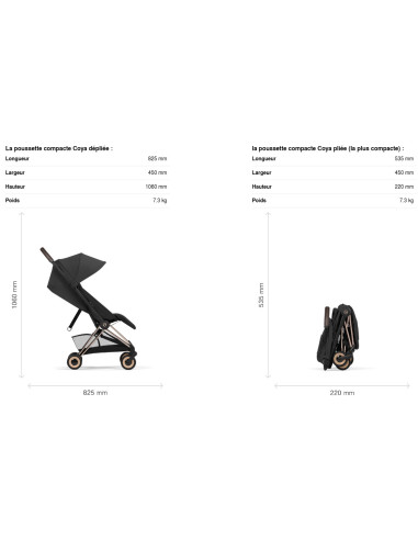 Poussette Cybex COYA Style - Chrome...