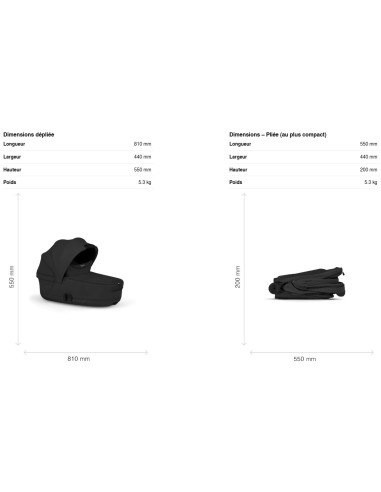 Nacelle Pliable Luxe MIOS/COYA Style...
