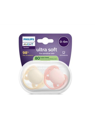 Sucette Avent ultrasoft 0-6 mois -...