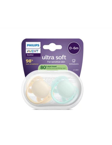 Sucette Avent ultrasoft 0-6 mois -...