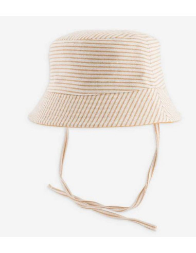 Bob réversible rayé 3-6M - Sunshine