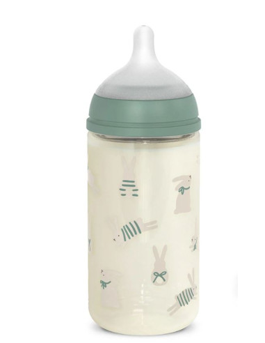 Biberon verre Suavinex 240ml tétine...