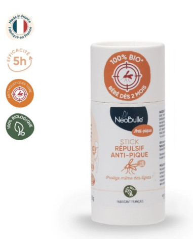 Stick répulsif anti-pique bio 50g  -...