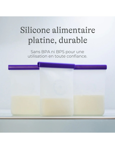 Sachets de conservation de lait...