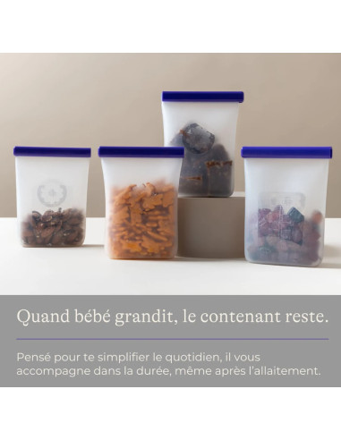 Sachets de conservation de lait...