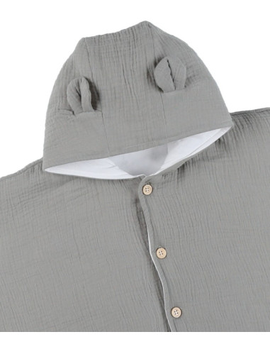 Poncho de voyage Mousseline de Coton...