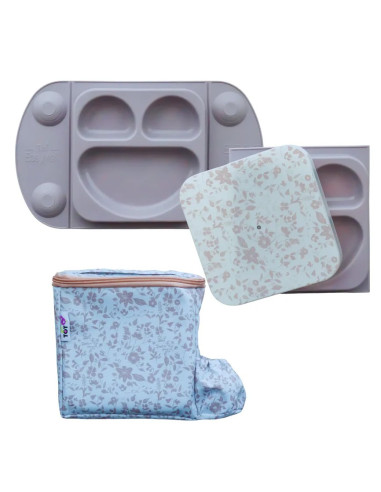 Assiette visage EasyMat -  Fleurs de...