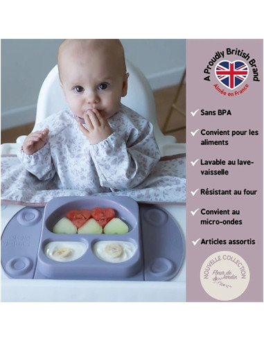 Assiette visage EasyMat -  Fleurs de...