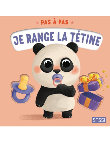 Livre pas à pas - Je range la tétine