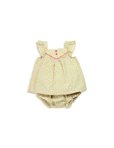 Tunique jaune fleurs Miryam Moulin...