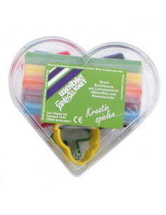 Pâte à modeler coeur