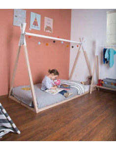 Lit Tipi bois massif 70x140 2