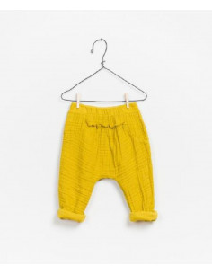 Pantalon - Coton Bio - Ocre...