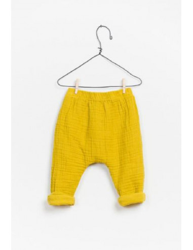 Pantalon - Coton Bio - Ocre - 3M