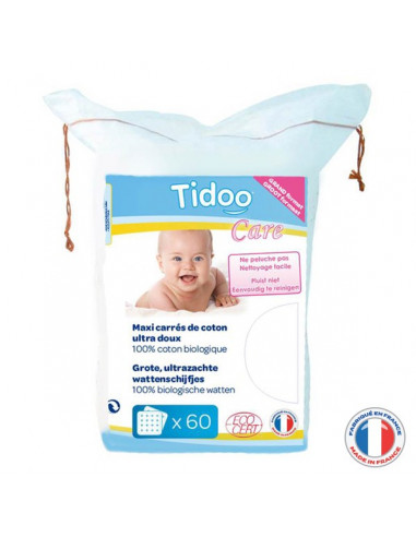 Maxi carrés de coton bio