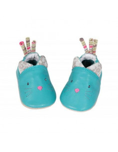 Chausson cuir 0-6mois - Les...