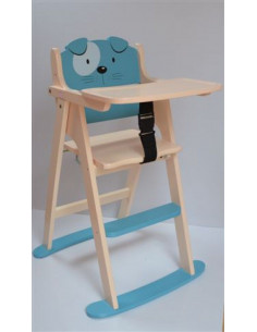 Chaise haute pliante - Chien