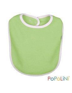 Bavoir 24cm coton bio - Vert 