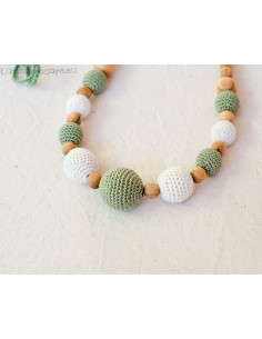 Collier d'allaitement Olive...