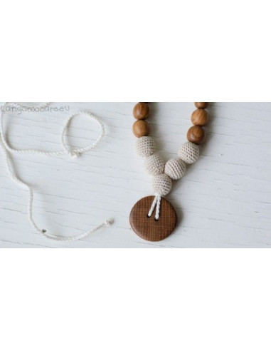 Collier d'allaitement Button  in...