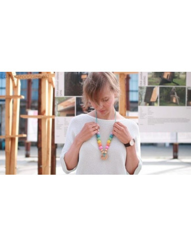 Collier d'allaitement Double Aqua...
