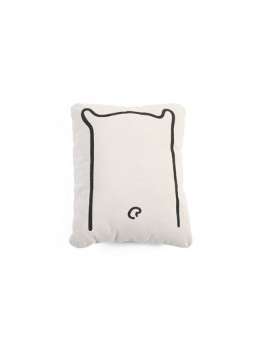 Coussin canvas - Ours