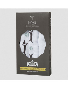 Gants de toilette coton bio...