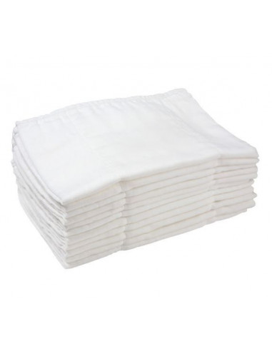 Lot de 4 couches-inserts en coton...