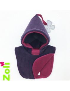 Bonnet bebe Prune - Lie de vin