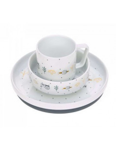 Coffret repas porcelaine  -...