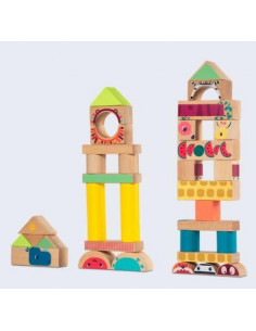 Blocs en bois - Jungle