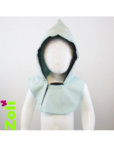 Capuchon enfant imperméable - Mint noir 