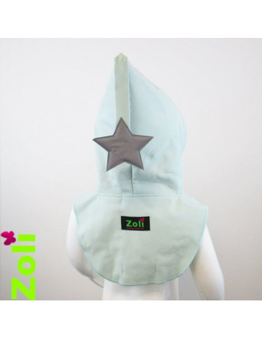 Capuchon enfant imperméable - Mint noir 