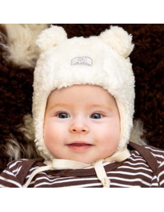 Bonnet Peluche Natur Coton...