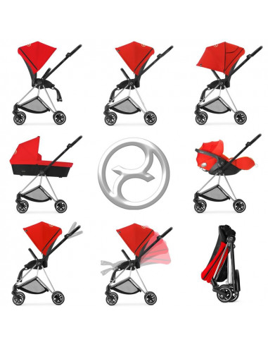 Poussette Cybex Mios Mat Black -...