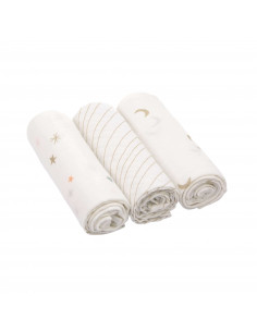 Tetra 3 pcs 80x80cm Stars &...