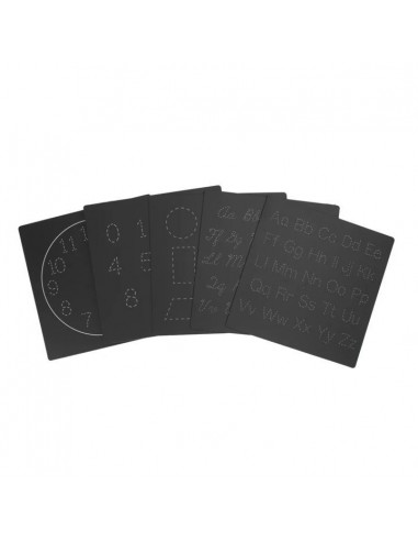 Set de 5 planches ardoises d'activité...