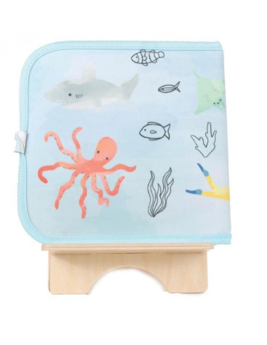 Cahier réutilisable ardoise - Sealife
