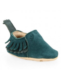 Chausson cuir Frangette...