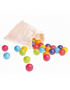 Sac de billes en bois -...