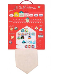 Calendrier tissu Au fil du...