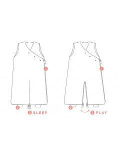 Magic Bag été 6-24m - Orange 2