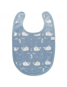 Bavoir coton bio - Whale...