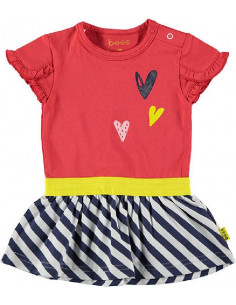 Robe 3 coeurs T56 - Rouge