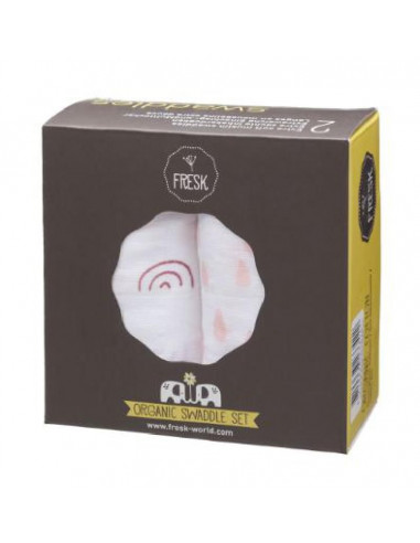 Tetra coton bio 60x70 cm - Rainbow...