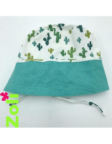 Chapeau soleil Beguin lin - Cactus