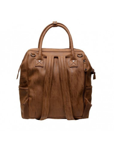 Sac à dos à langer Riga - Cognac