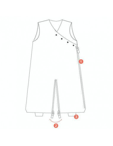 Gigoteuse Magic Bag 3-9m Bambou - Plum