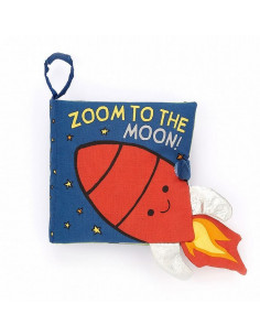 Livre tissu Zoom to the moon